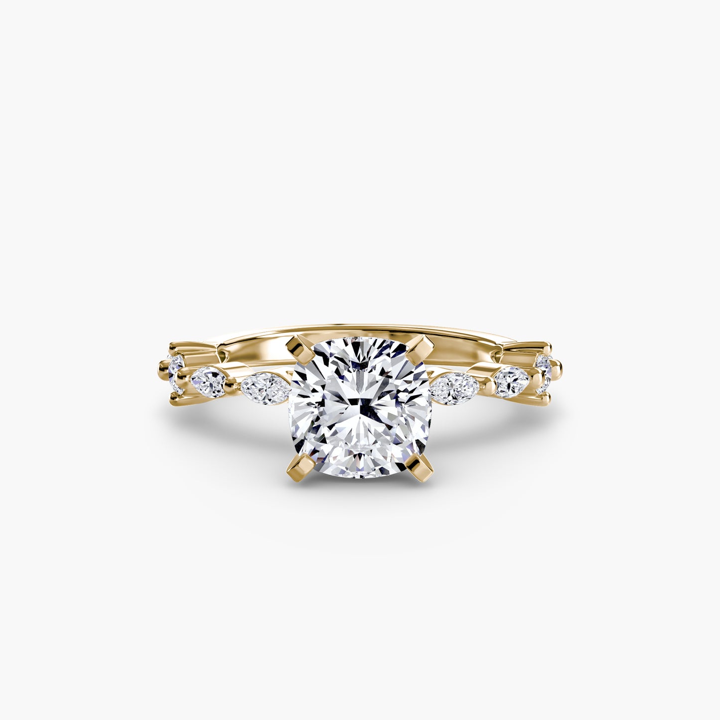 Solitaire with Eternity Pavé Fantasilvia Jewelry