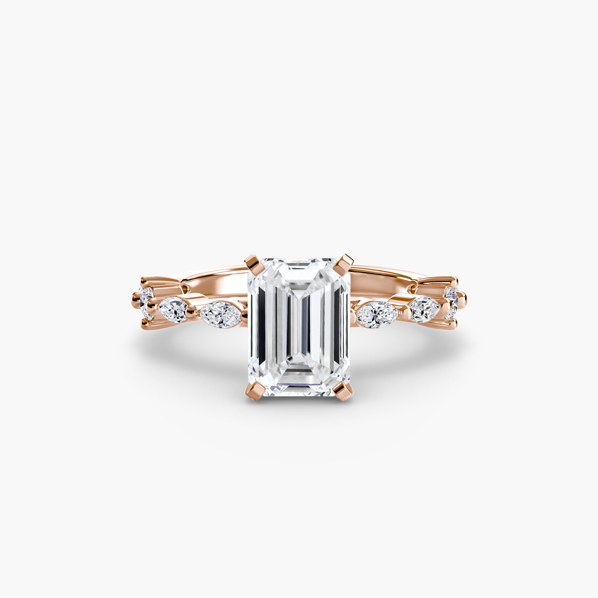 Solitaire with Eternity Pavé Fantasilvia Jewelry