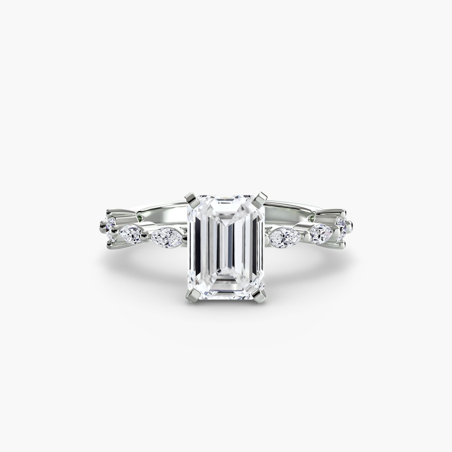 Solitaire with Eternity Pavé Fantasilvia Jewelry