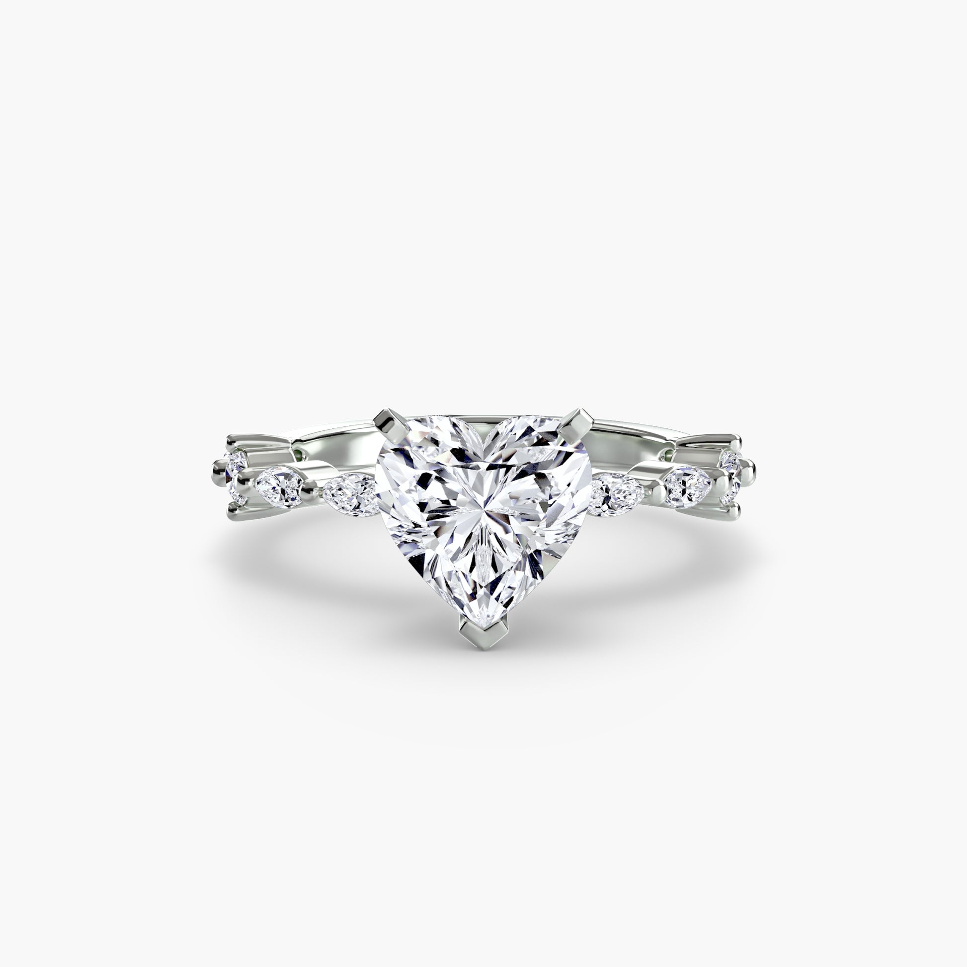 Solitaire with Eternity Pavé Fantasilvia Jewelry