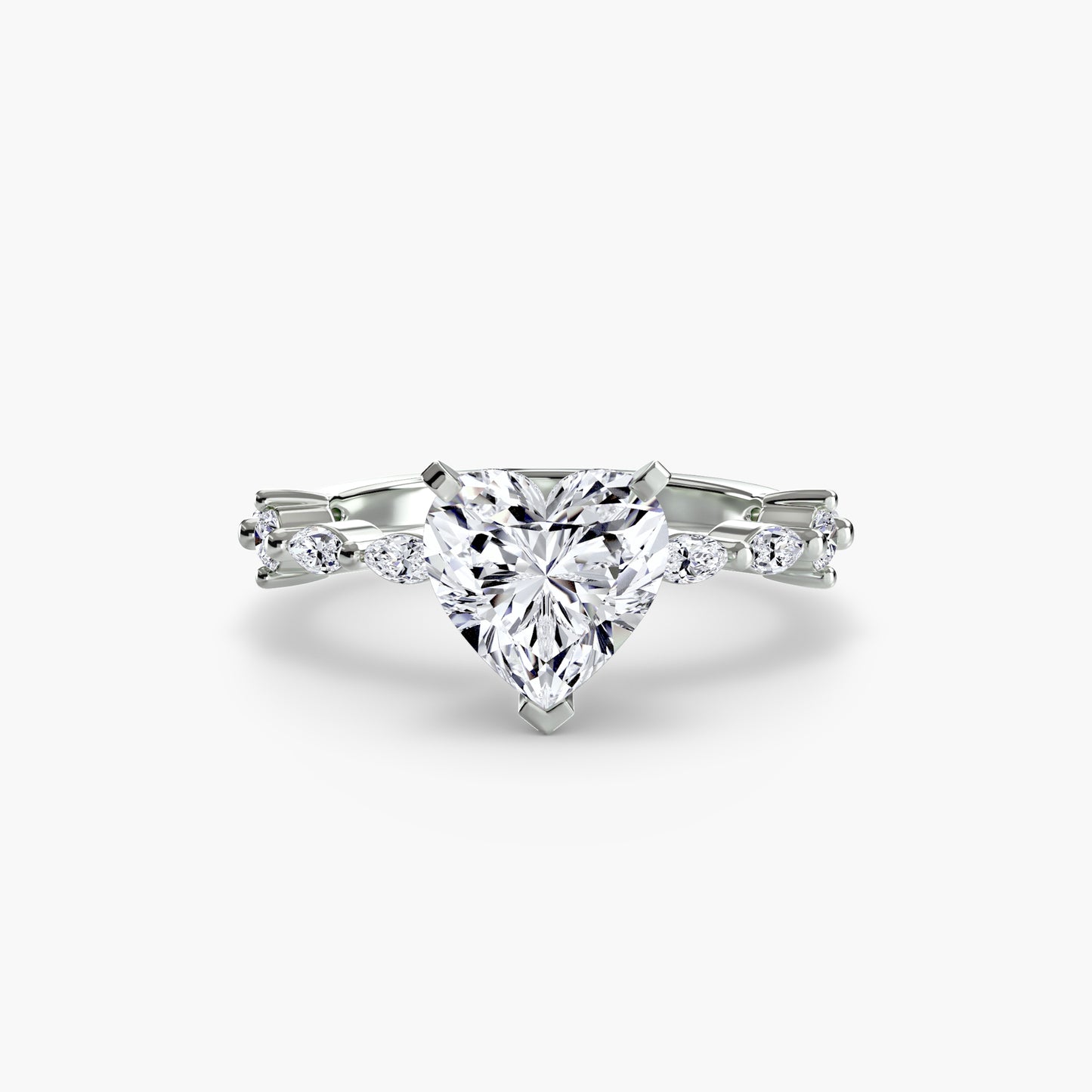 Solitaire with Eternity Pavé Fantasilvia Jewelry