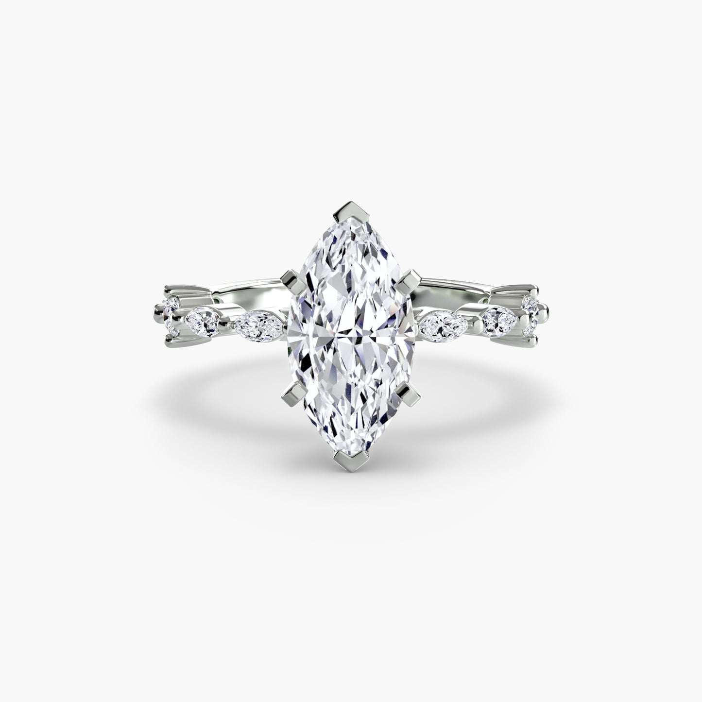 Solitaire with Eternity Pavé Fantasilvia Jewelry