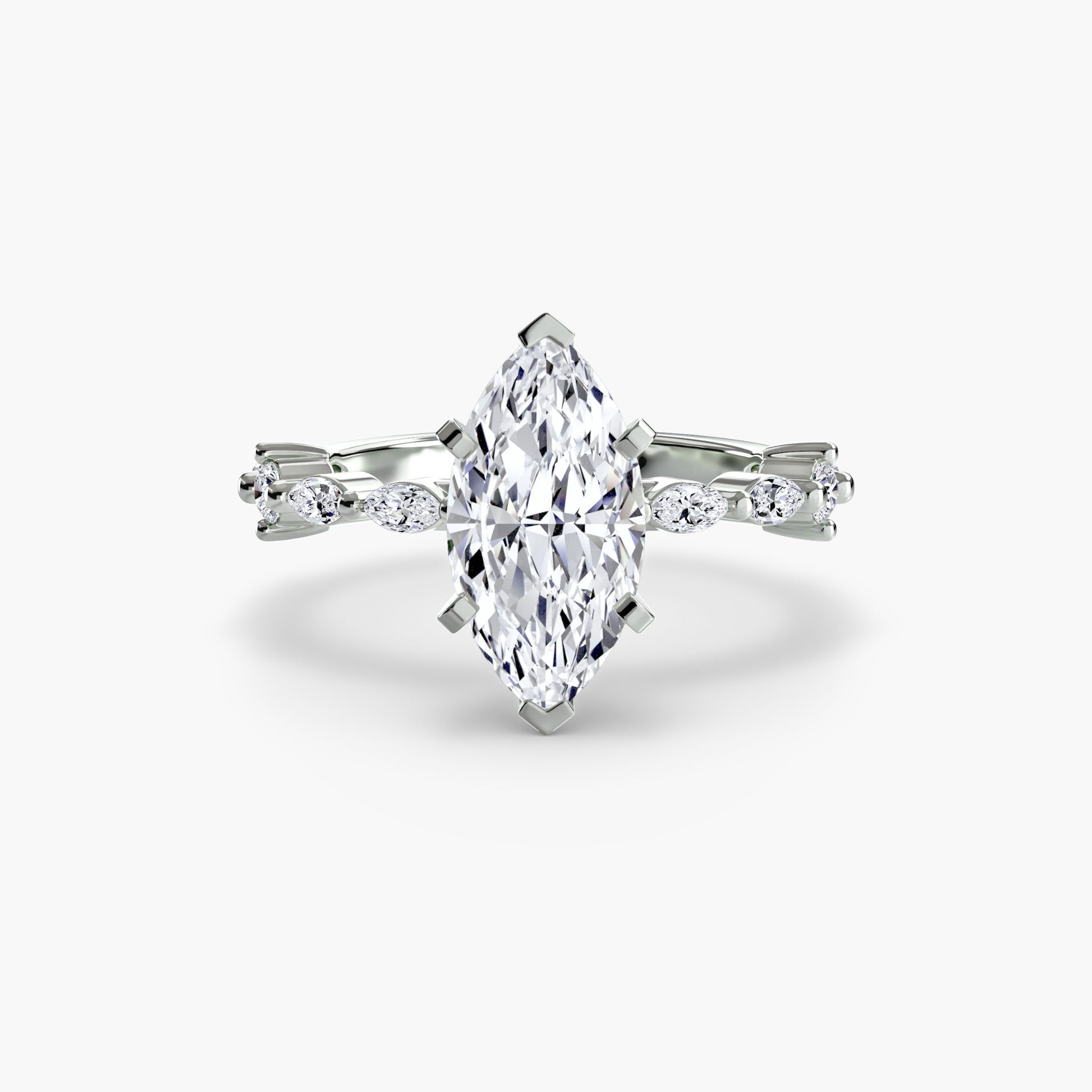 Solitaire with Eternity Pavé Fantasilvia Jewelry