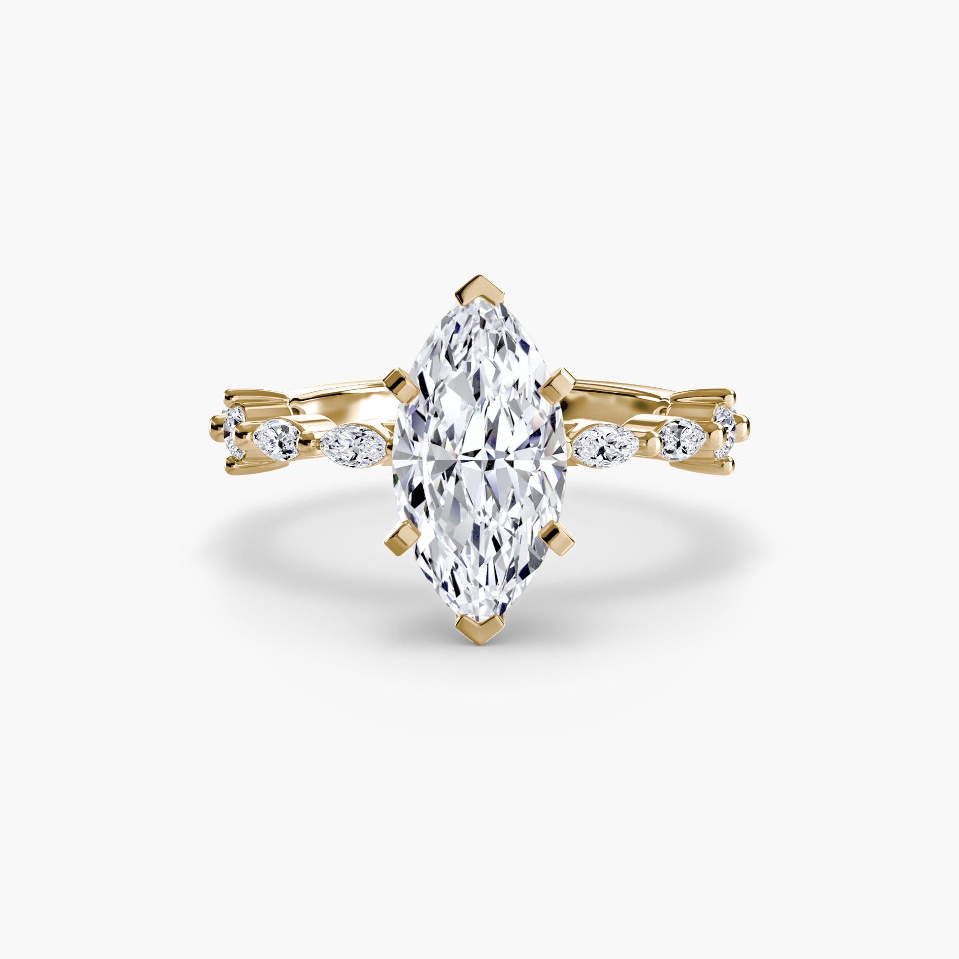 Solitaire with Eternity Pavé Fantasilvia Jewelry