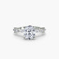 Solitaire with Eternity Pavé Fantasilvia Jewelry
