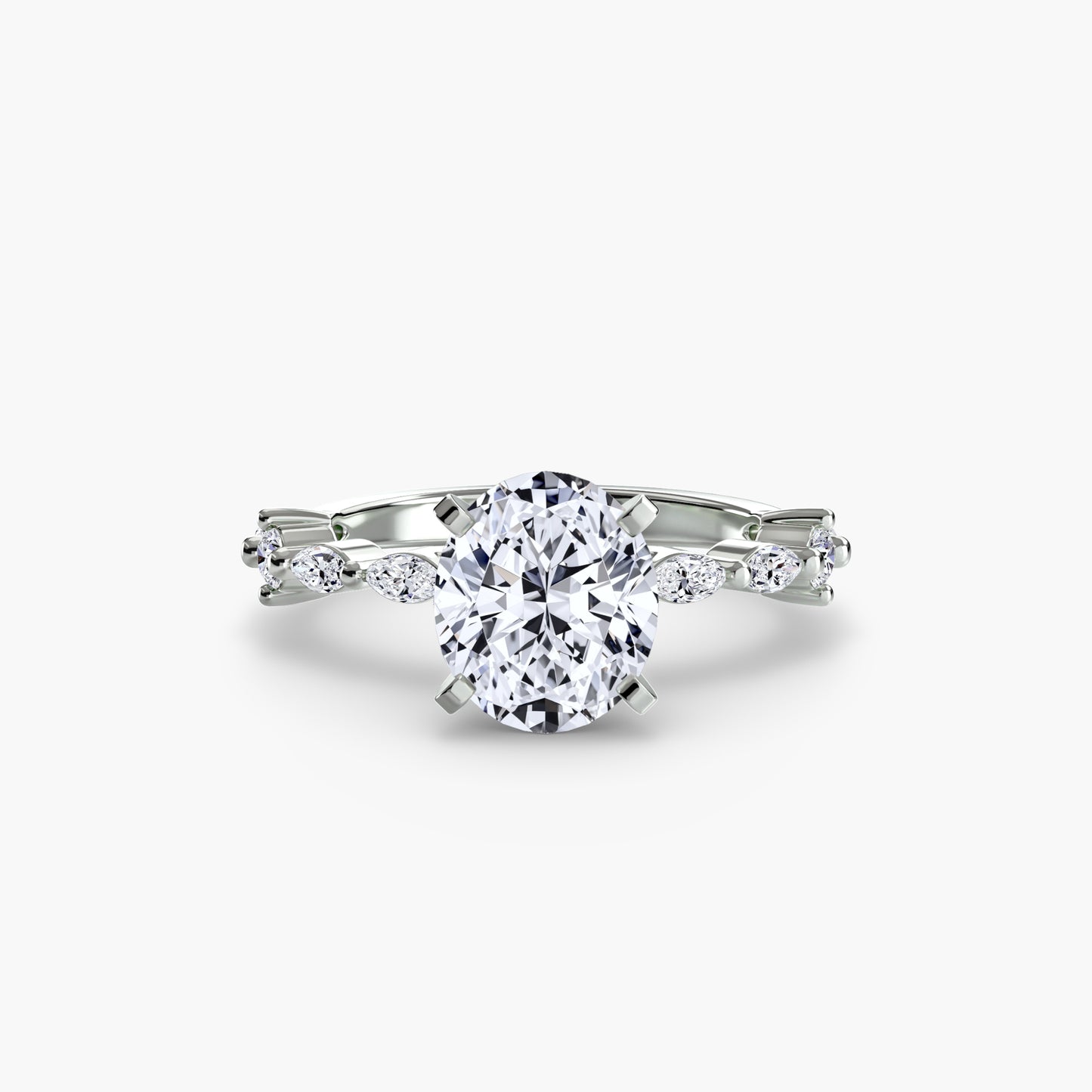 Solitaire with Eternity Pavé Fantasilvia Jewelry