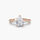 Solitaire with Eternity Pavé Fantasilvia Jewelry