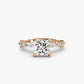 Solitaire with Eternity Pavé Fantasilvia Jewelry