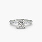 Solitaire with Eternity Pavé Fantasilvia Jewelry