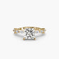 Solitaire with Eternity Pavé Fantasilvia Jewelry