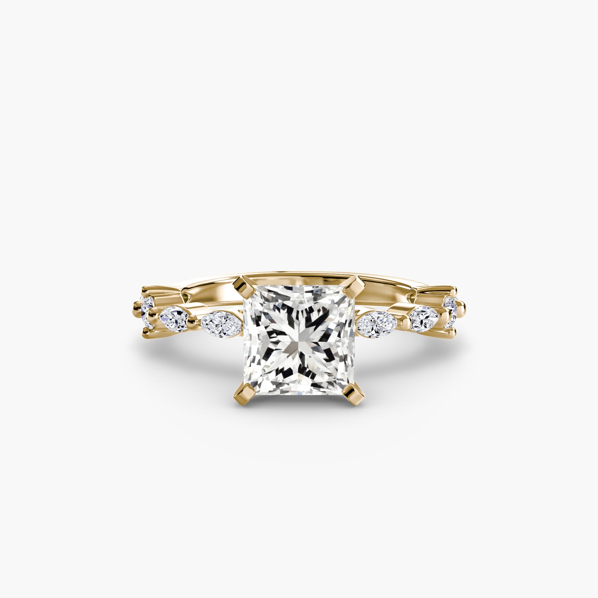 Solitaire with Eternity Pavé Fantasilvia Jewelry