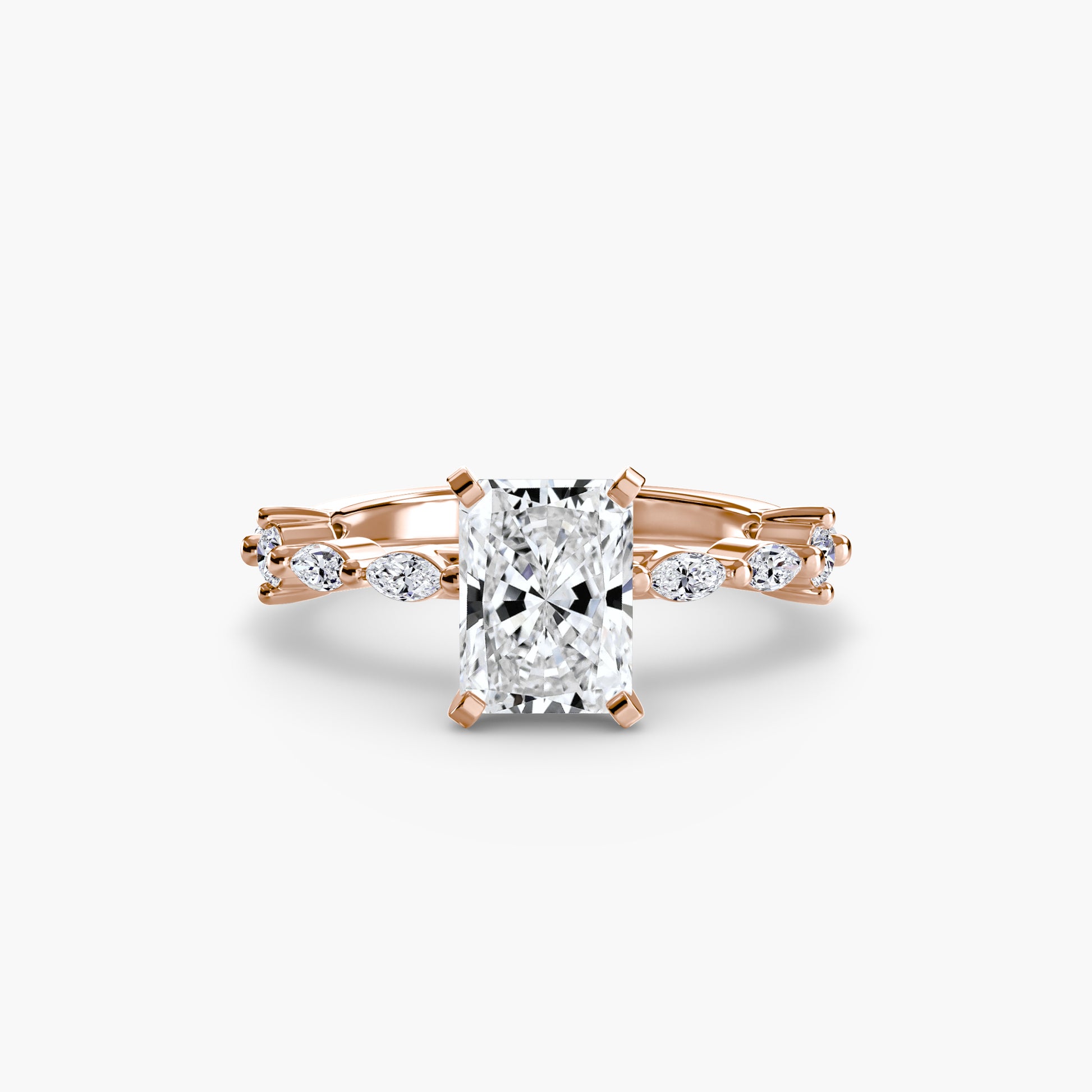 Solitaire with Eternity Pavé Fantasilvia Jewelry