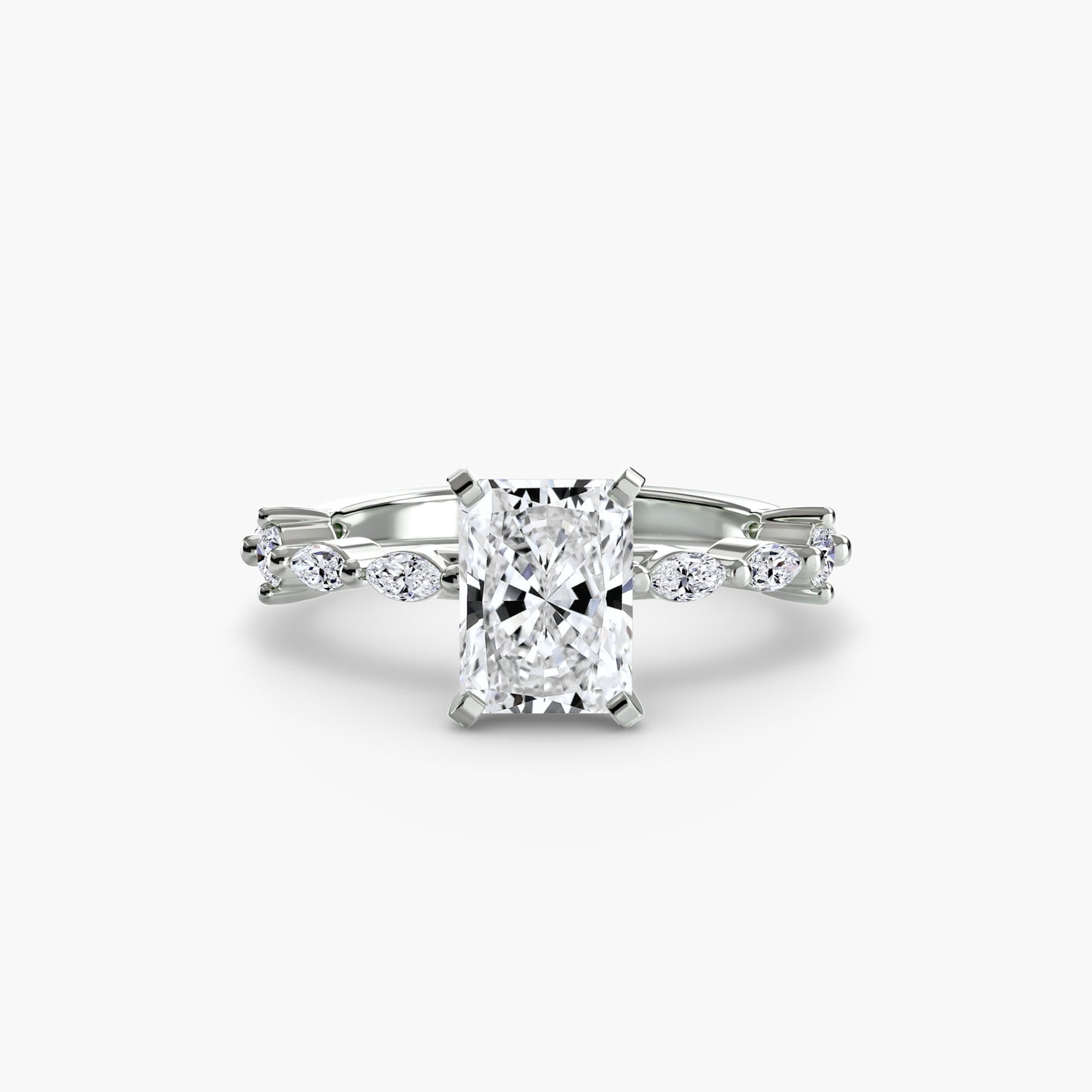 Solitaire with Eternity Pavé Fantasilvia Jewelry