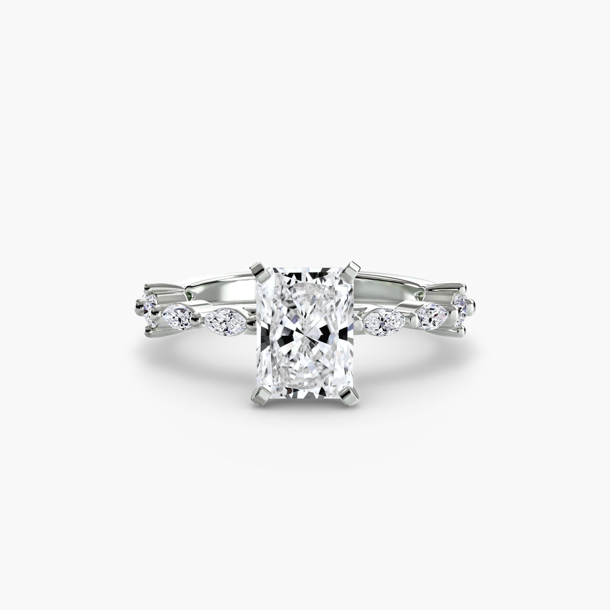 Solitaire with Eternity Pavé Fantasilvia Jewelry