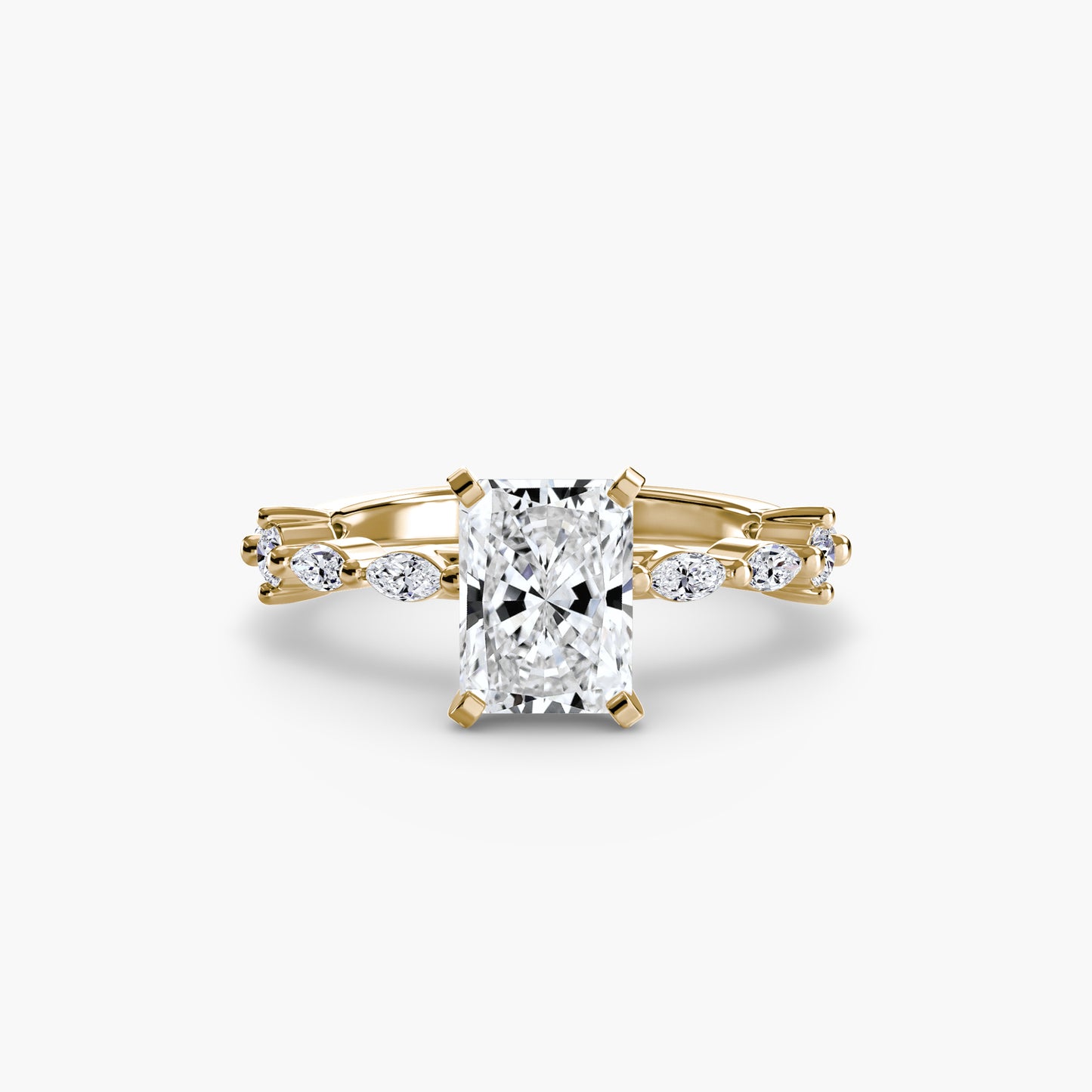 Solitaire with Eternity Pavé Fantasilvia Jewelry
