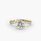 Solitaire with Eternity Pavé Fantasilvia Jewelry