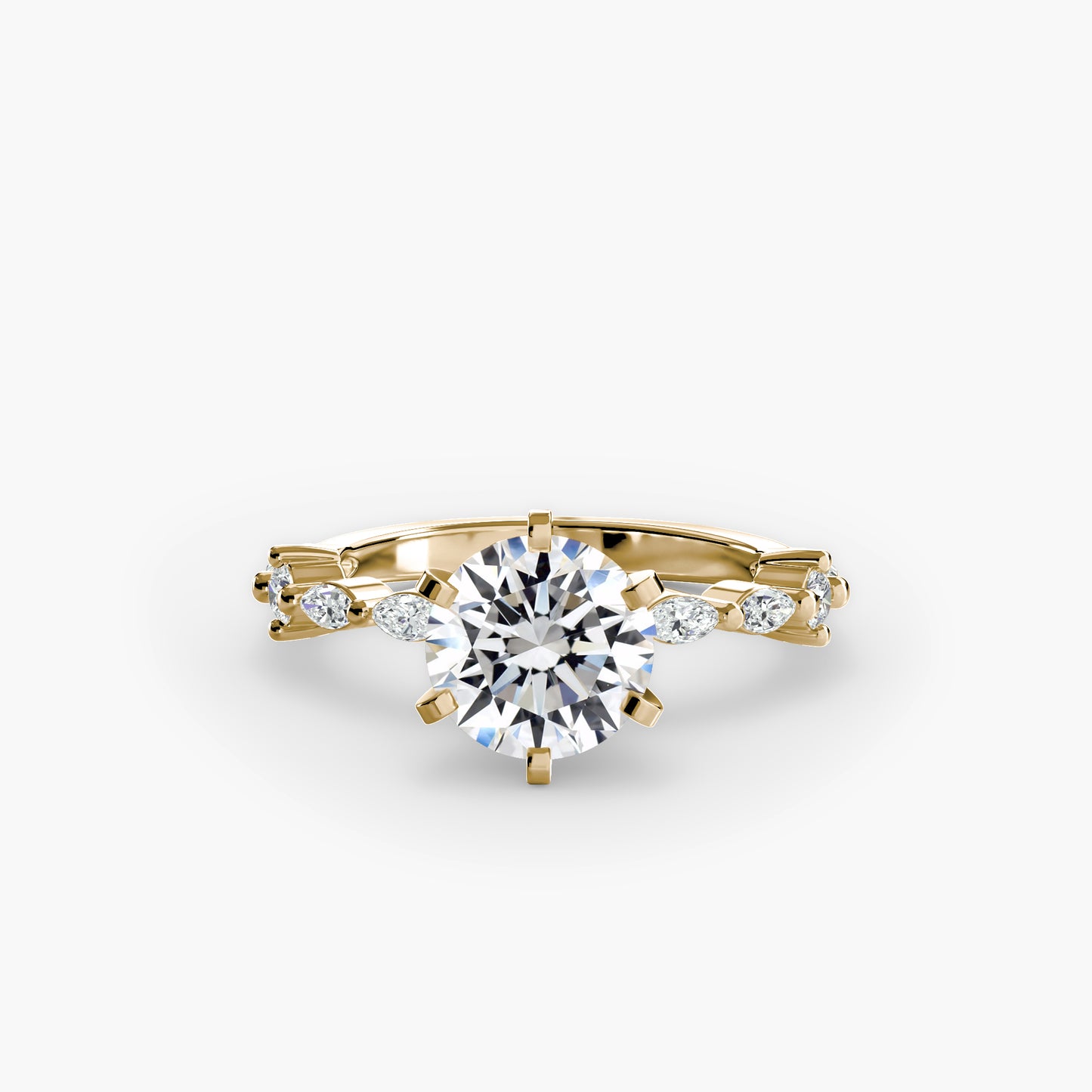 Solitaire with Eternity Pavé Fantasilvia Jewelry