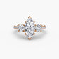 Three-Stone with Pavé Band Fantasilvia Jewelry