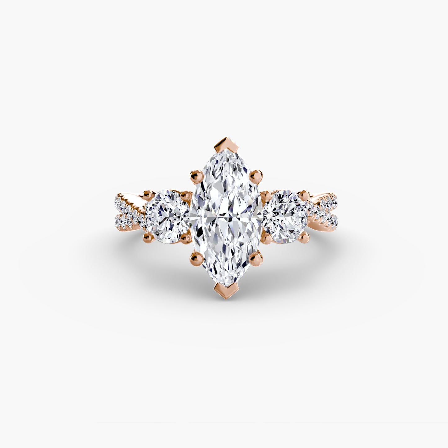 The Fancy Trilogy Ring Fantasilvia Jewelry