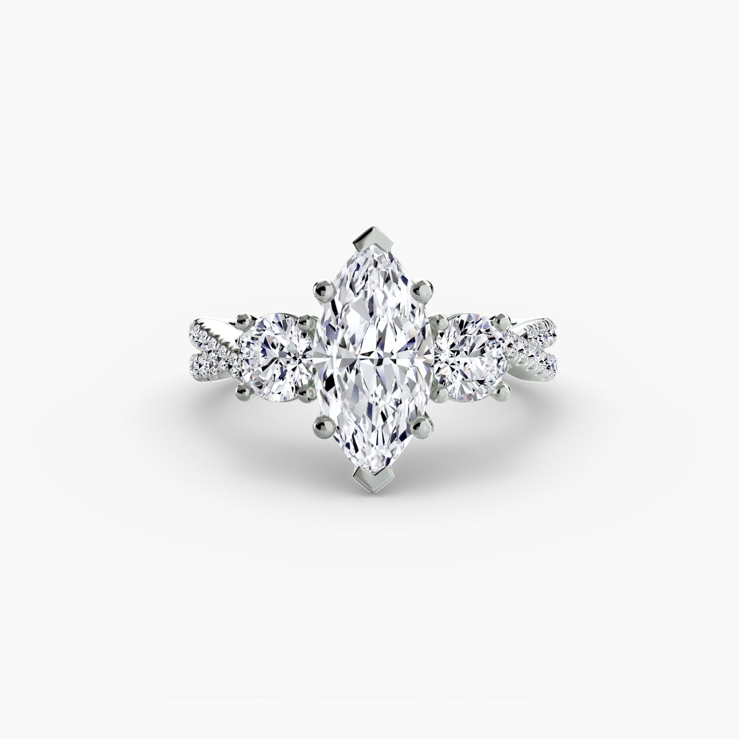 The Fancy Trilogy Ring Fantasilvia Jewelry