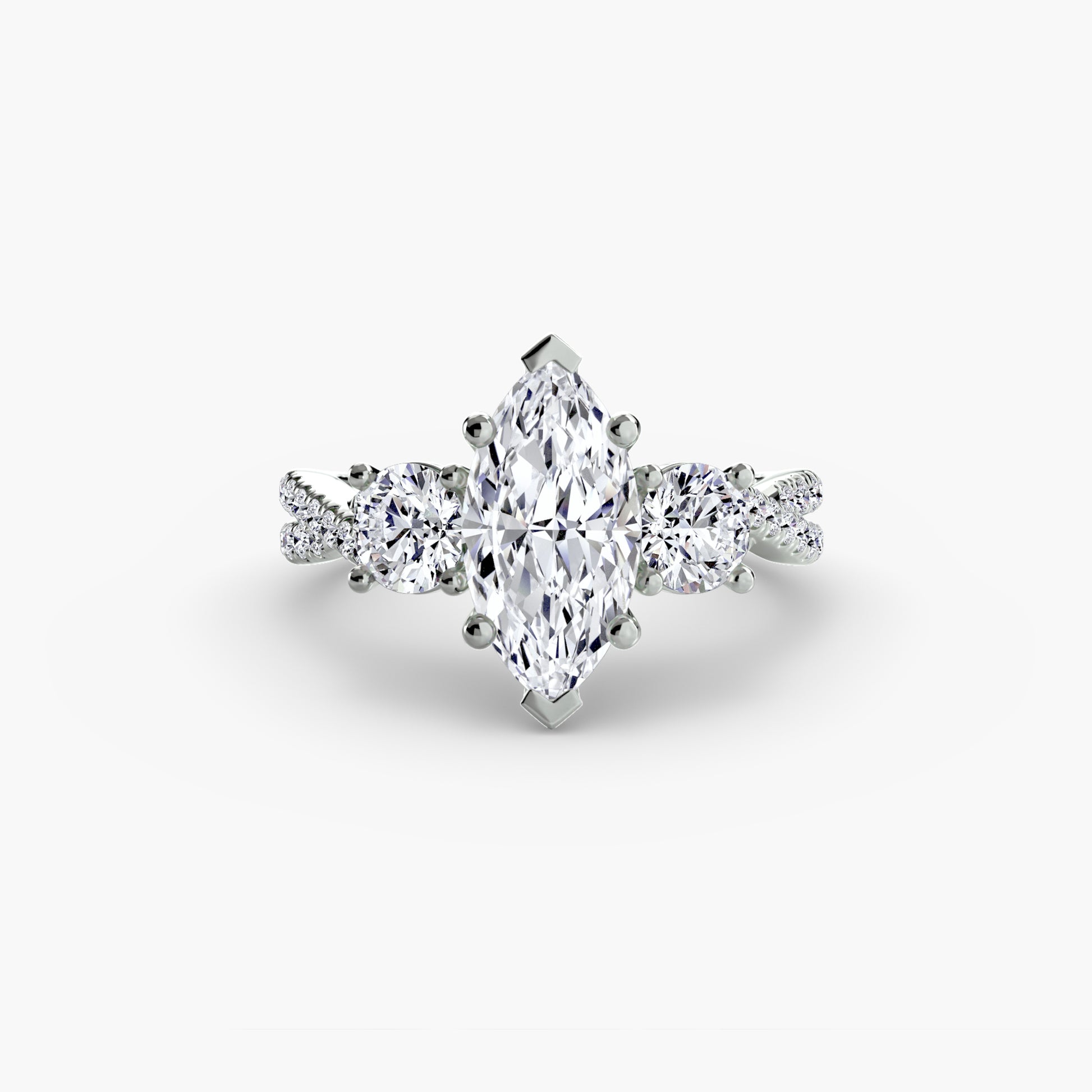 The Fancy Trilogy Ring Fantasilvia Jewelry