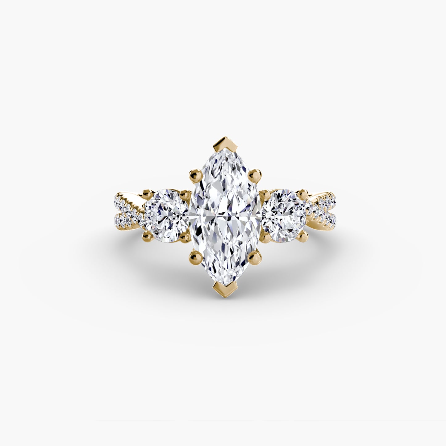 The Fancy Trilogy Ring Fantasilvia Jewelry