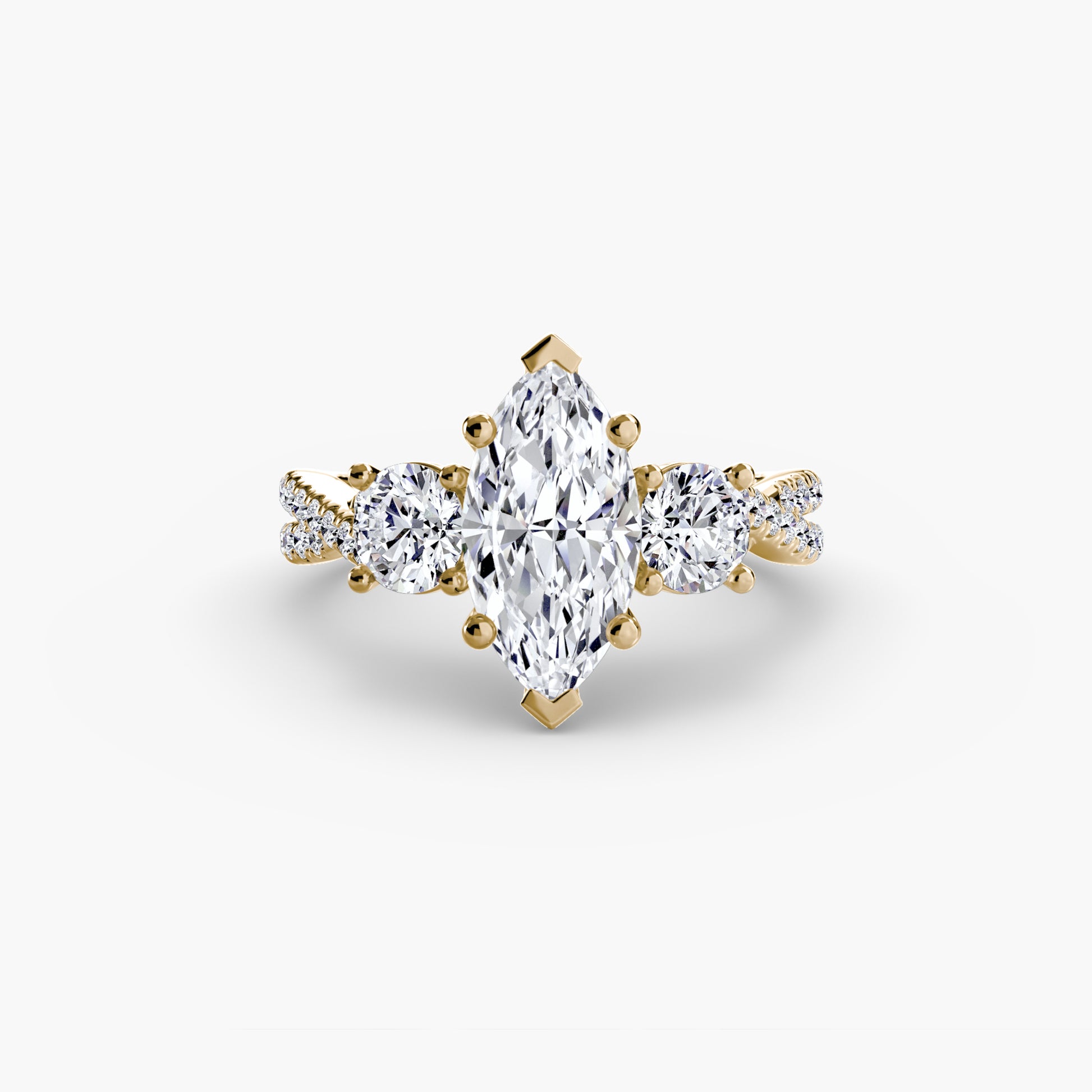 The Fancy Trilogy Ring Fantasilvia Jewelry