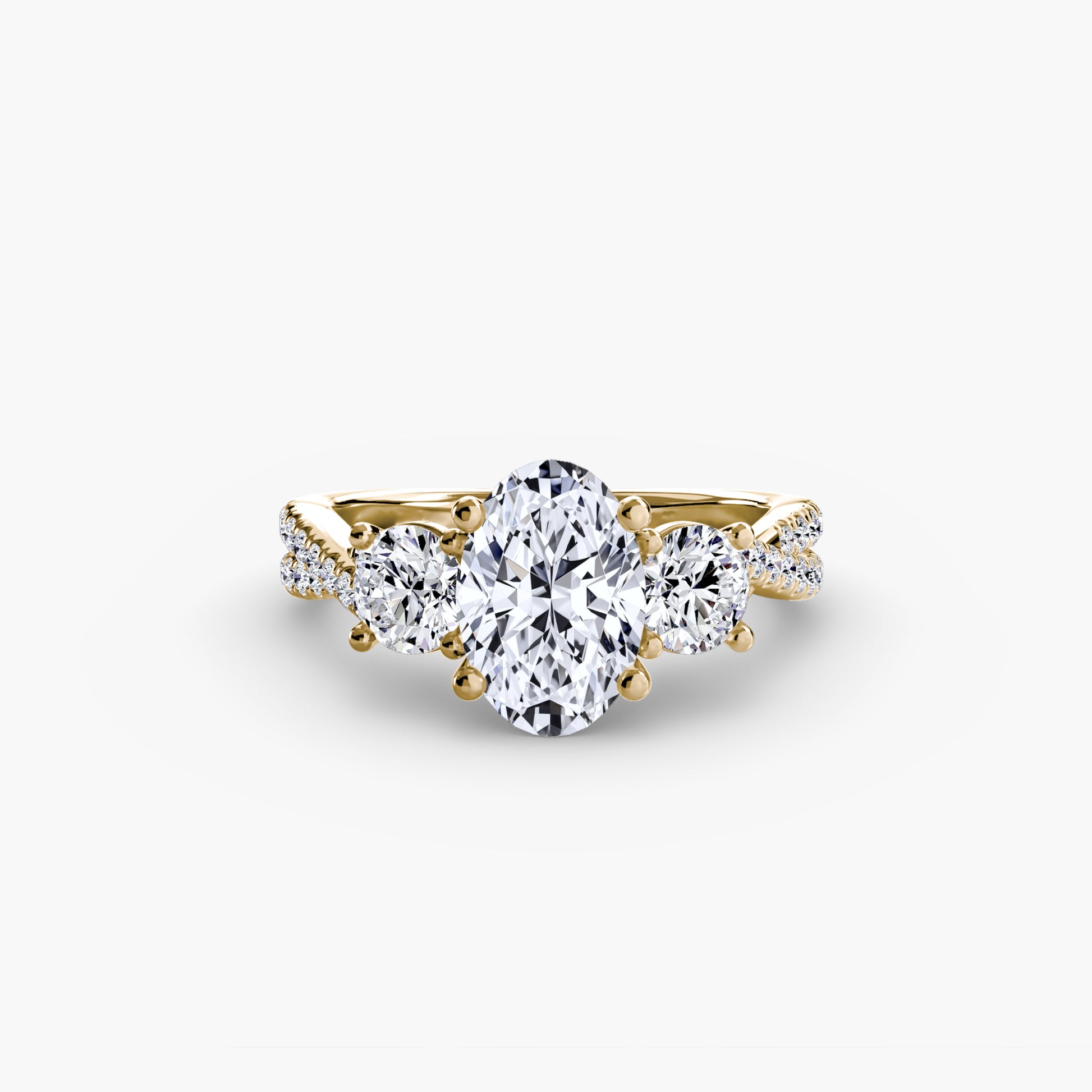 The Fancy Trilogy Ring Fantasilvia Jewelry