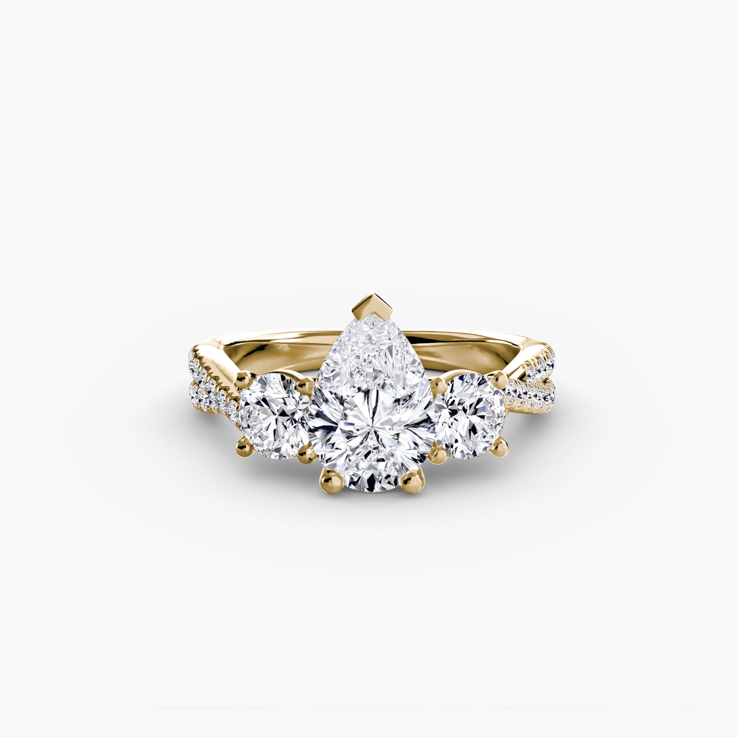 The Fancy Trilogy Ring Fantasilvia Jewelry