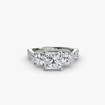 The Fancy Trilogy Ring Fantasilvia Jewelry