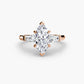 The Classic Three-Stone Ring (Baguette Side Stones) Fantasilvia Jewelry