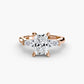 The Three Stone Baguette Ring Fantasilvia Jewelry