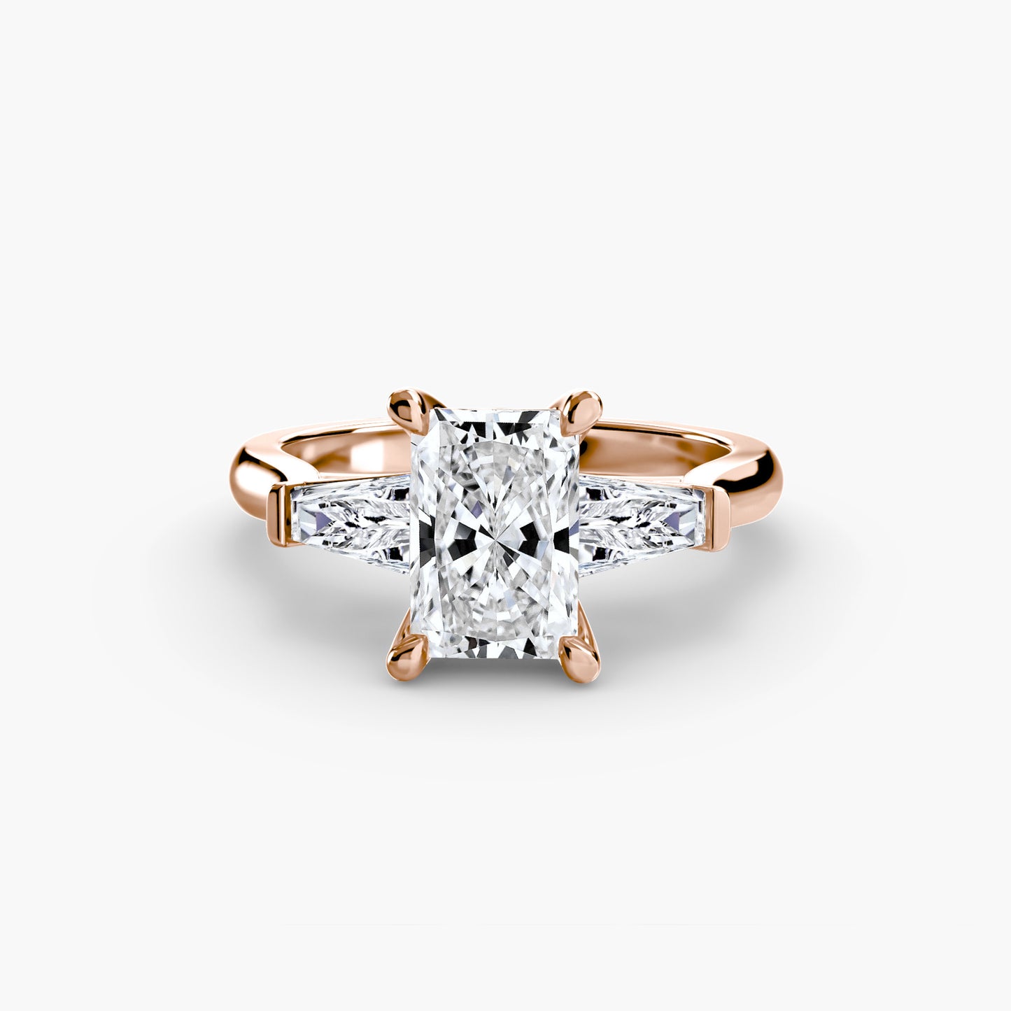 The Three Stone Baguette Ring Fantasilvia Jewelry
