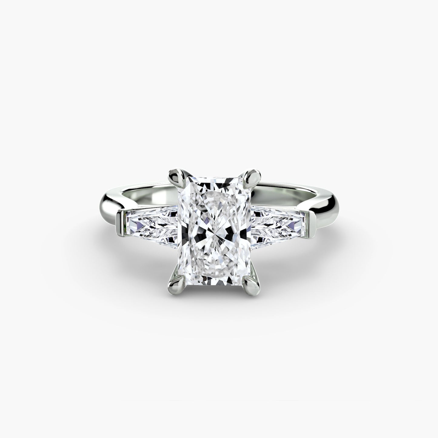 The Three Stone Baguette Ring Fantasilvia Jewelry