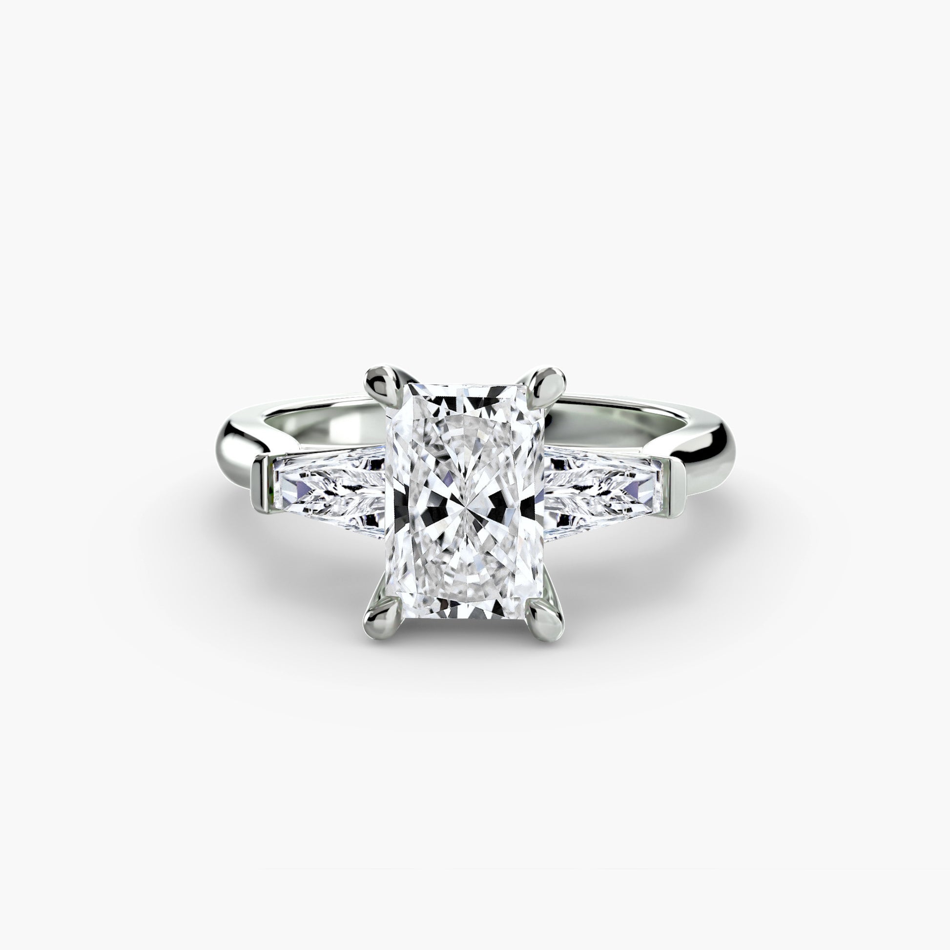 The Three Stone Baguette Ring Fantasilvia Jewelry