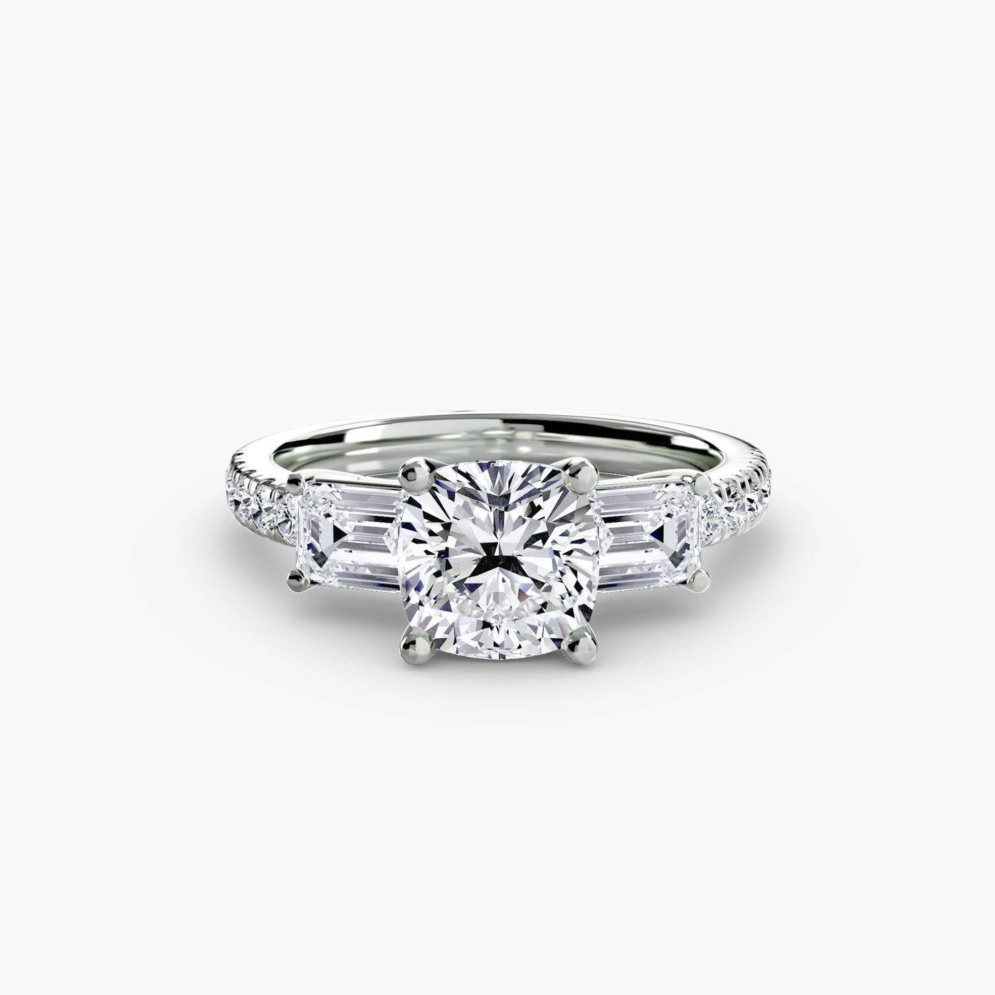 The Dazzling Trilogy Ring Fantasilvia Jewelry