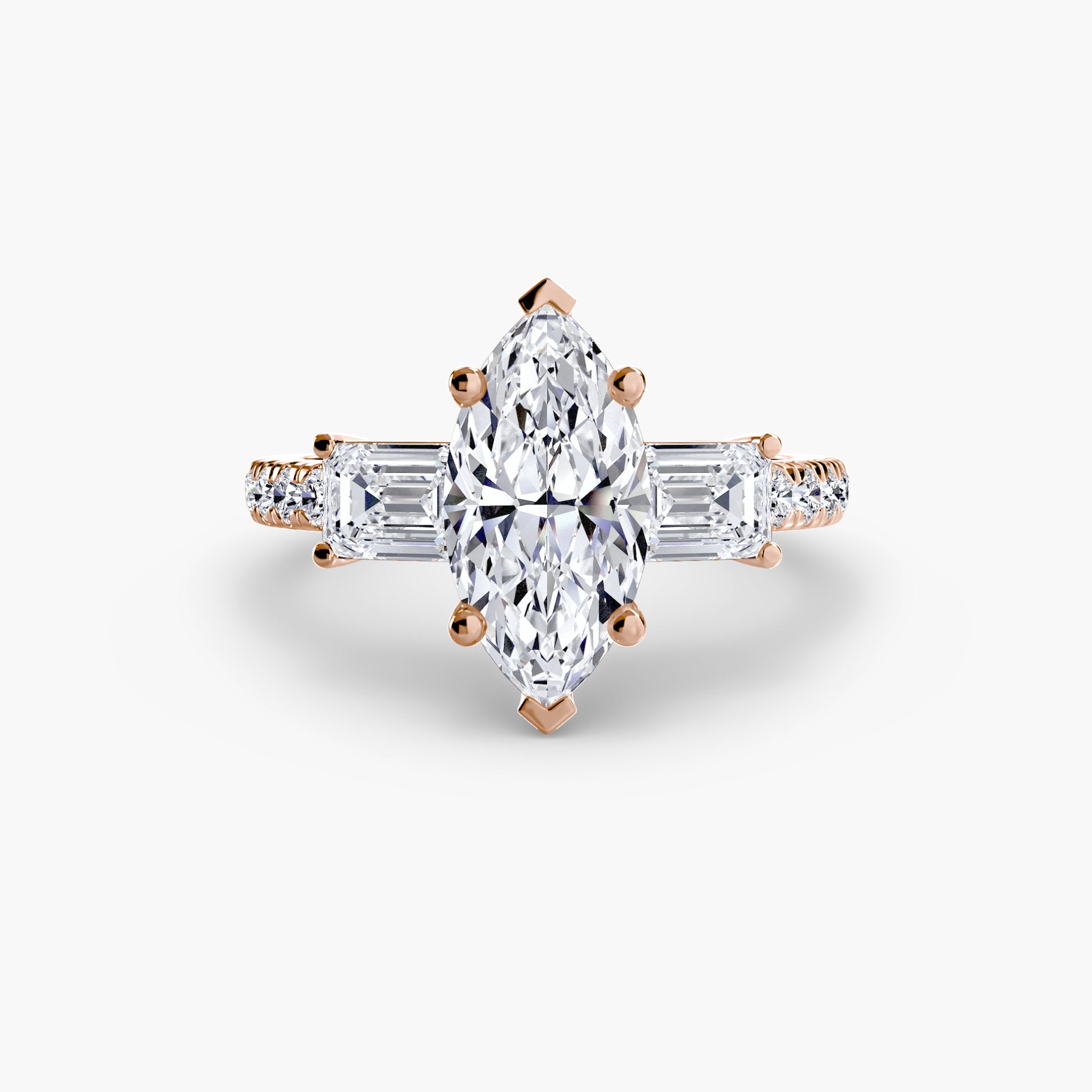 The Dazzling Trilogy Ring Fantasilvia Jewelry