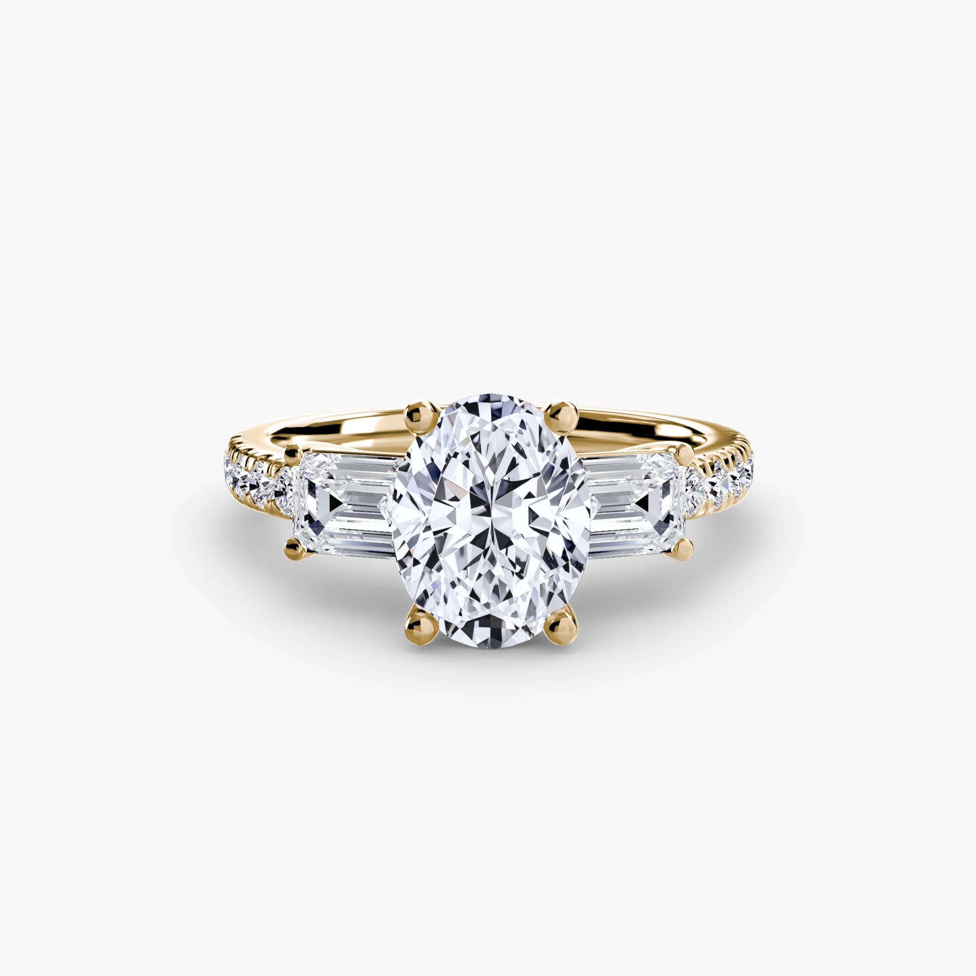 The Dazzling Trilogy Ring Fantasilvia Jewelry