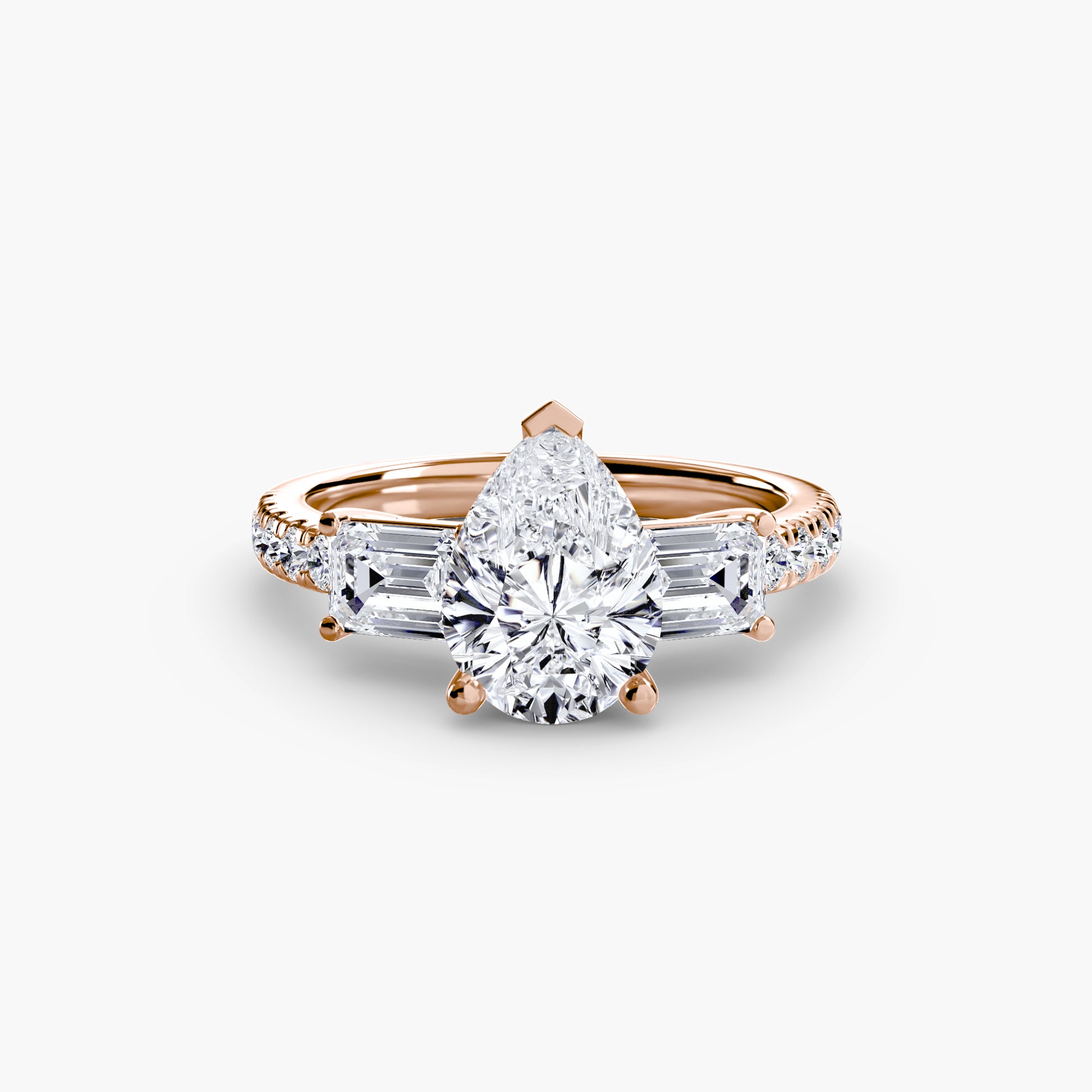 The Dazzling Trilogy Ring Fantasilvia Jewelry
