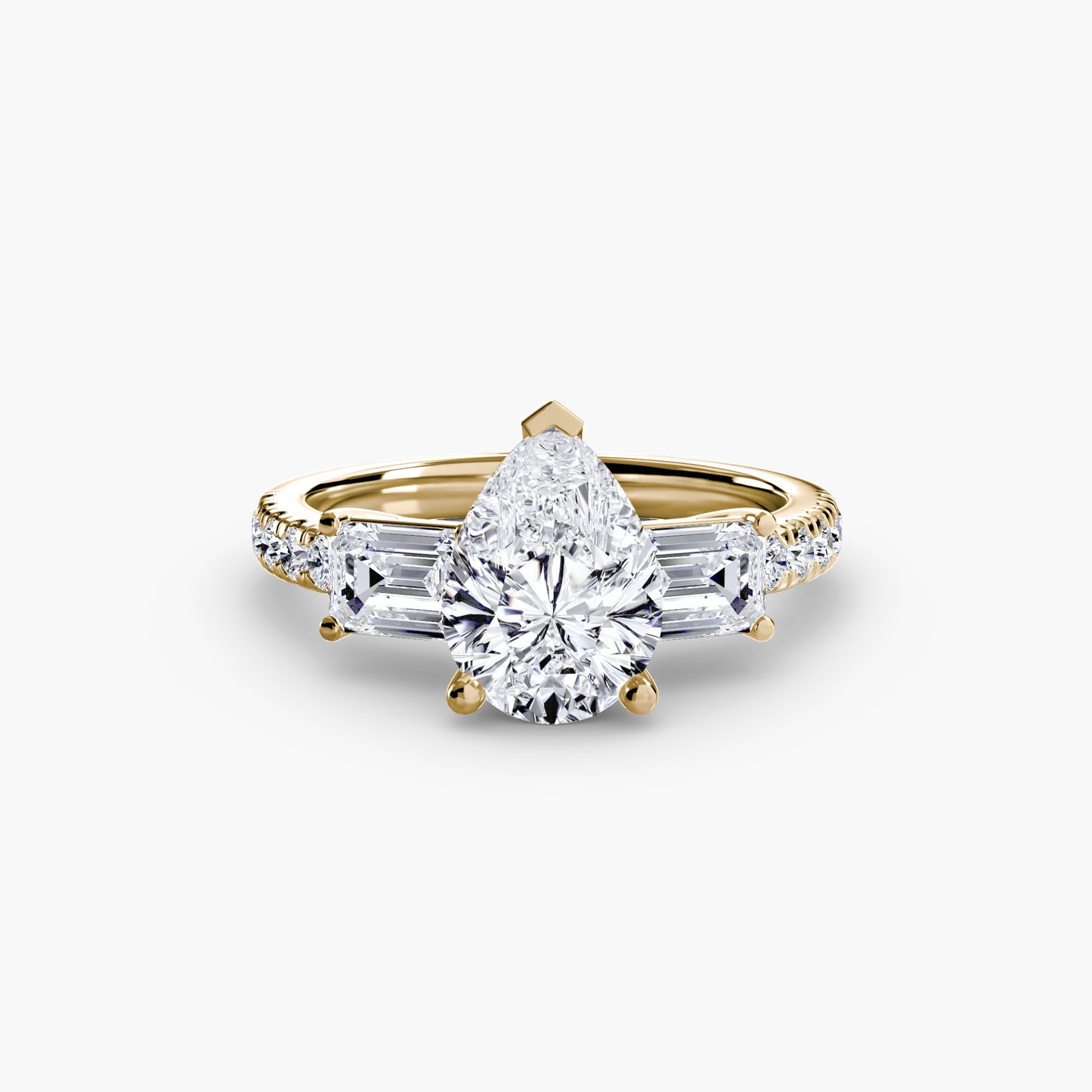 The Dazzling Trilogy Ring Fantasilvia Jewelry