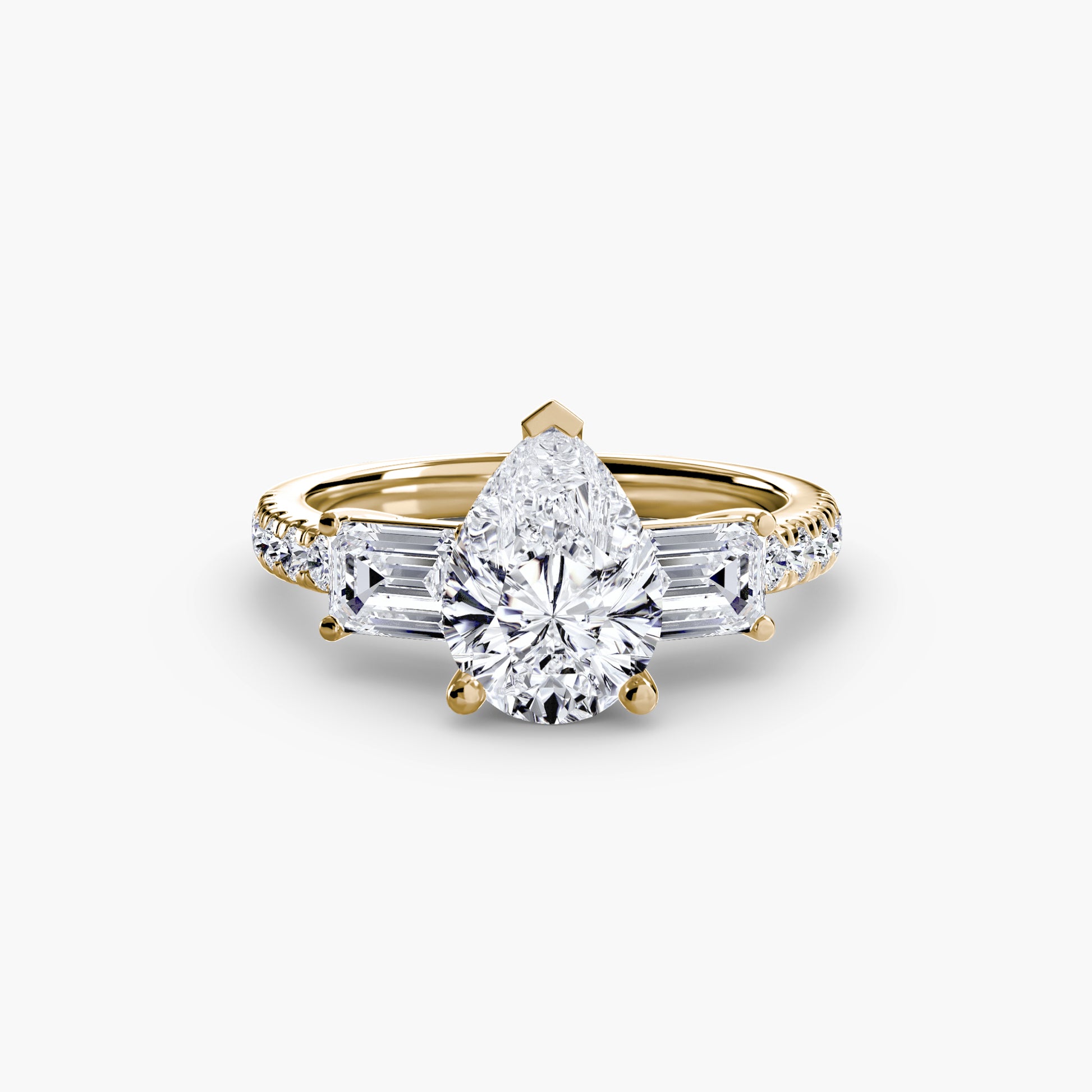 The Dazzling Trilogy Ring Fantasilvia Jewelry
