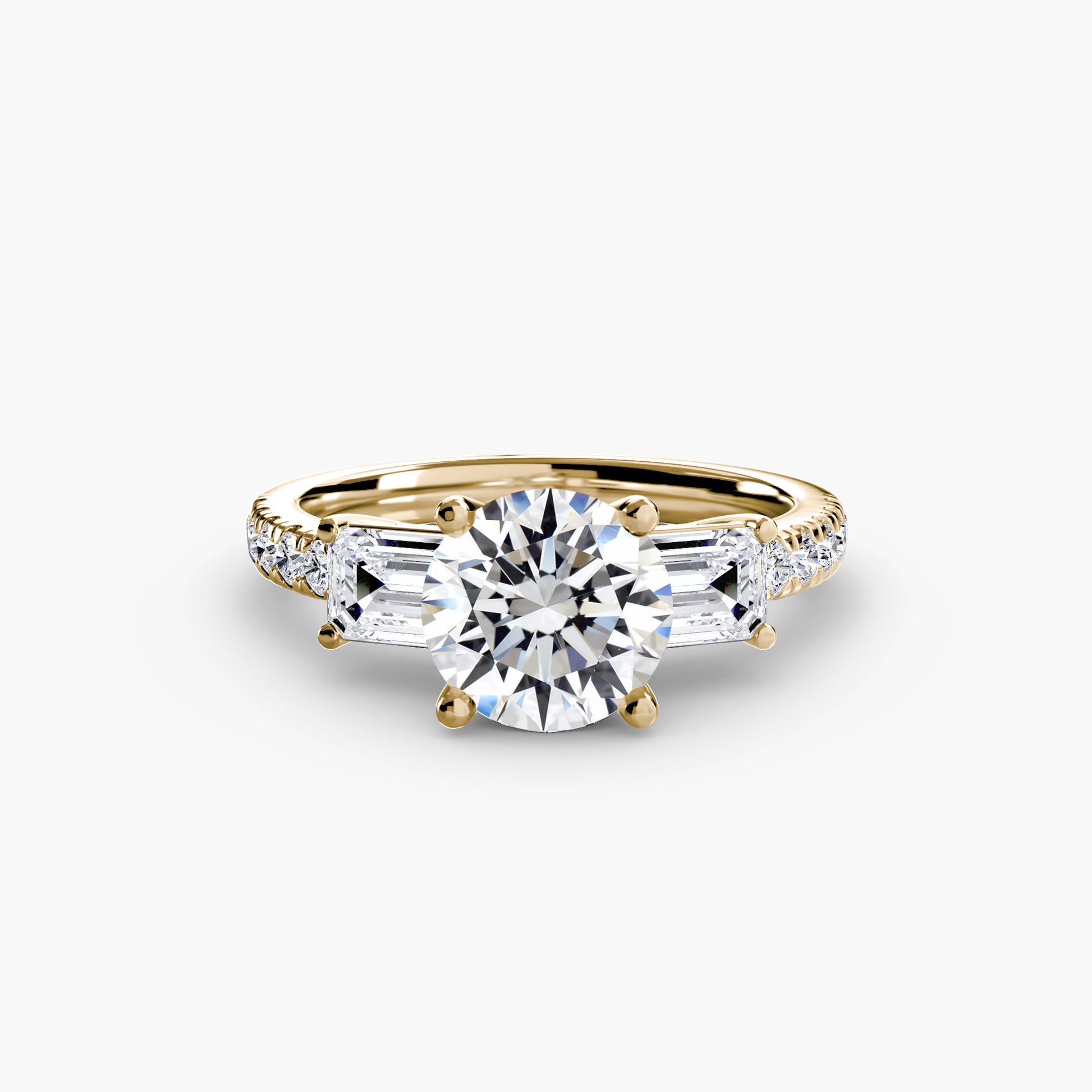 The Dazzling Trilogy Ring Fantasilvia Jewelry