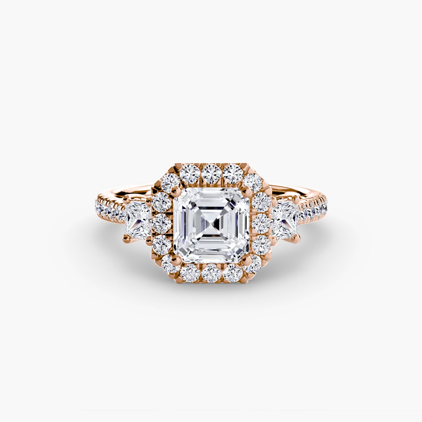 The Dazzling Halo Ring Fantasilvia Jewelry