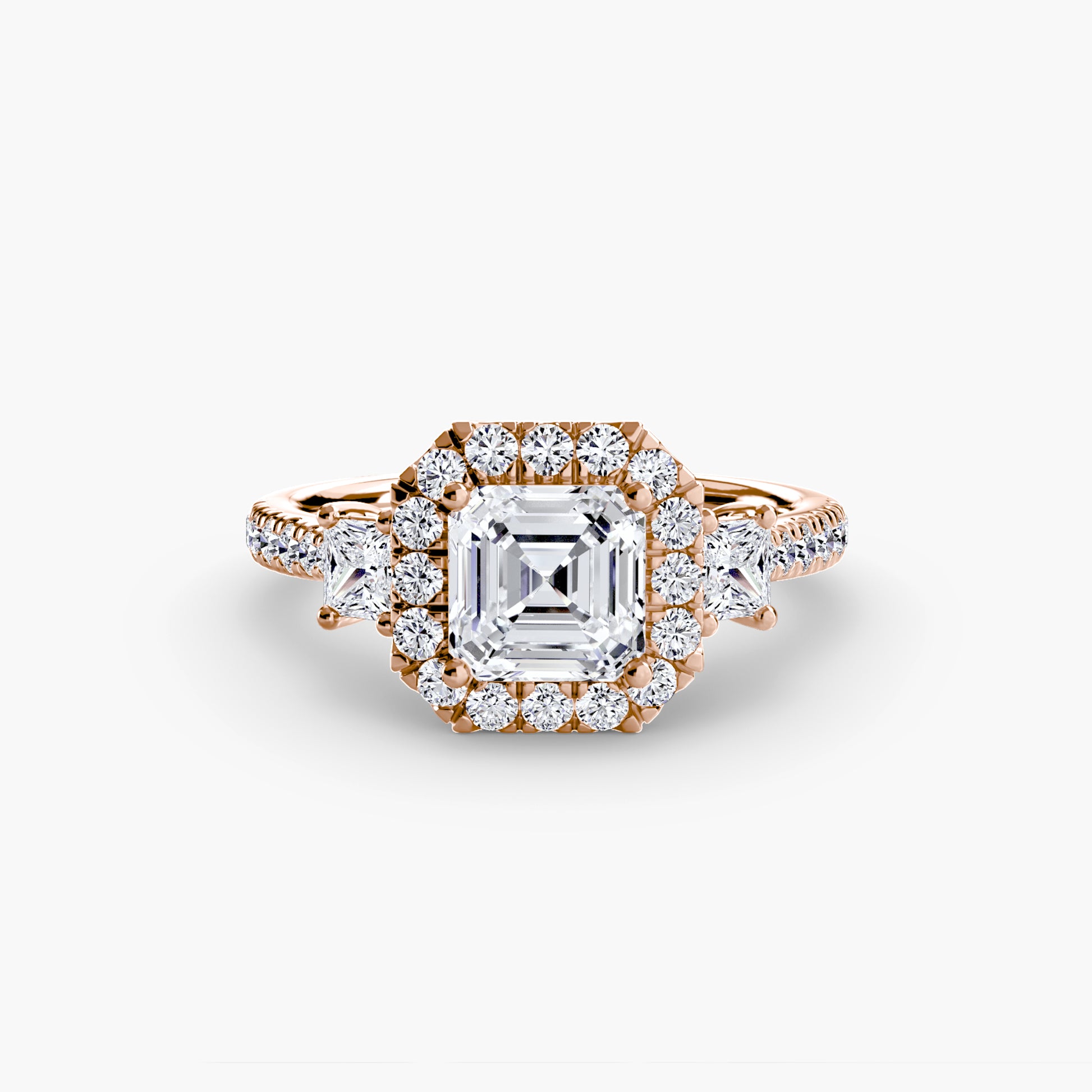 The Dazzling Halo Ring Fantasilvia Jewelry