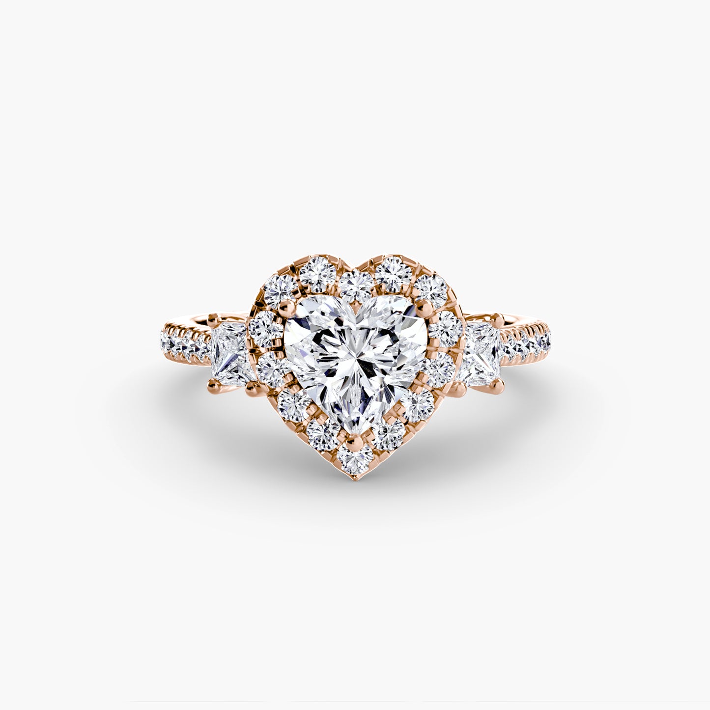 The Dazzling Halo Ring Fantasilvia Jewelry