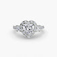 The Dazzling Halo Ring Fantasilvia Jewelry