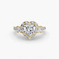 The Dazzling Halo Ring Fantasilvia Jewelry