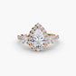 The Dazzling Halo Ring Fantasilvia Jewelry