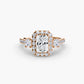 The Dazzling Halo Ring Fantasilvia Jewelry