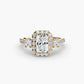 The Dazzling Halo Ring Fantasilvia Jewelry